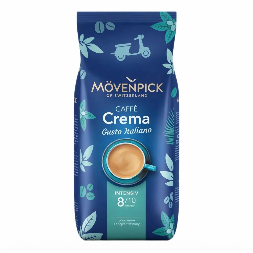 Movenpick Caffè Crema Gusto Italiano 1 кг Зернова / Мовенпік Крема Густо Італьяно