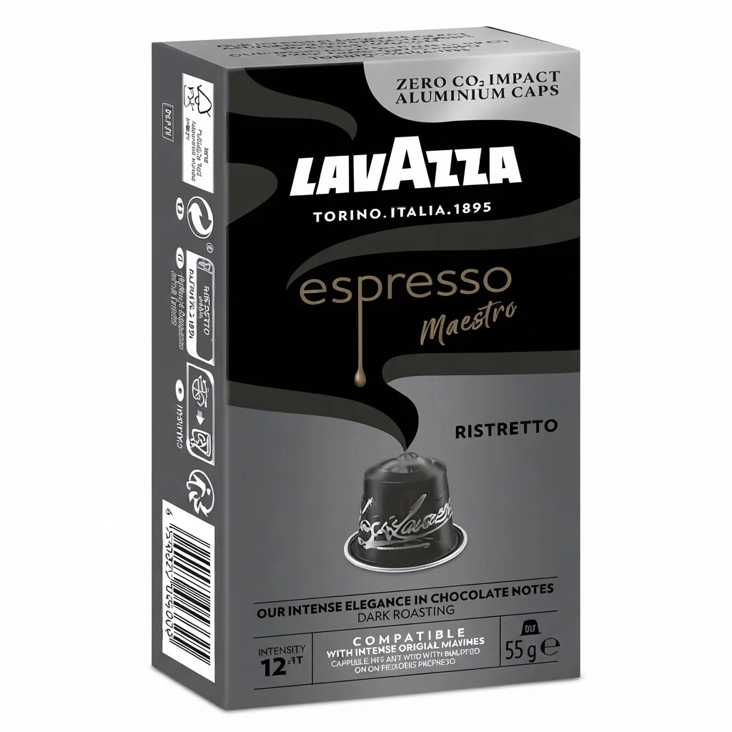 Lavazza Espresso Maestro Ristretto 55 г В Капсулах / Еспрессо Маестро Рістретто