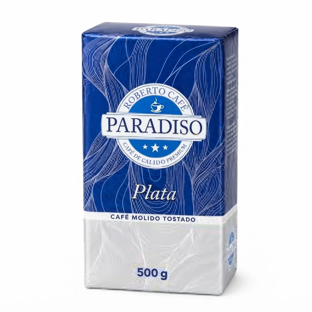 Roberto Café Paradiso Plata 500 г Мелена / Плата