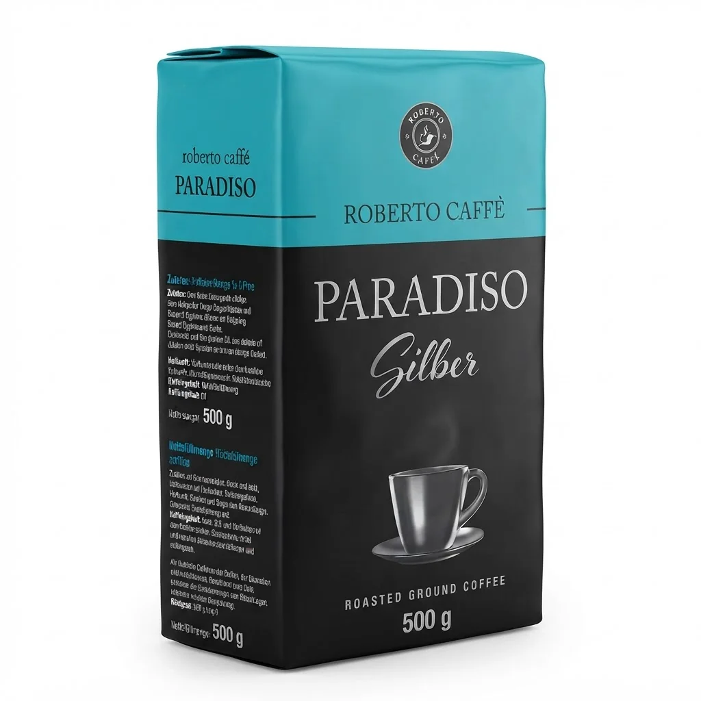 Roberto Café Paradiso Silver 500 г Мелена / Сільвер