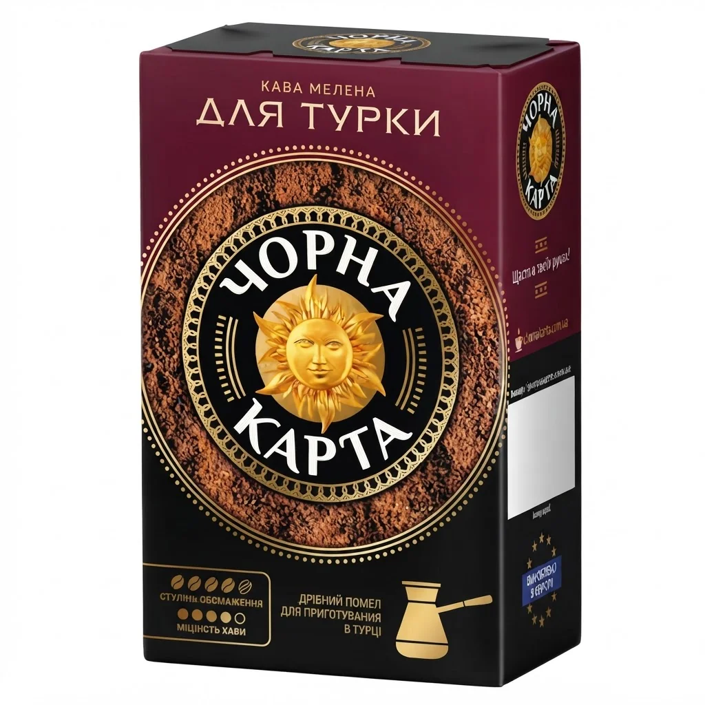 Чорна Карта «Для турки» 250 г Мелена