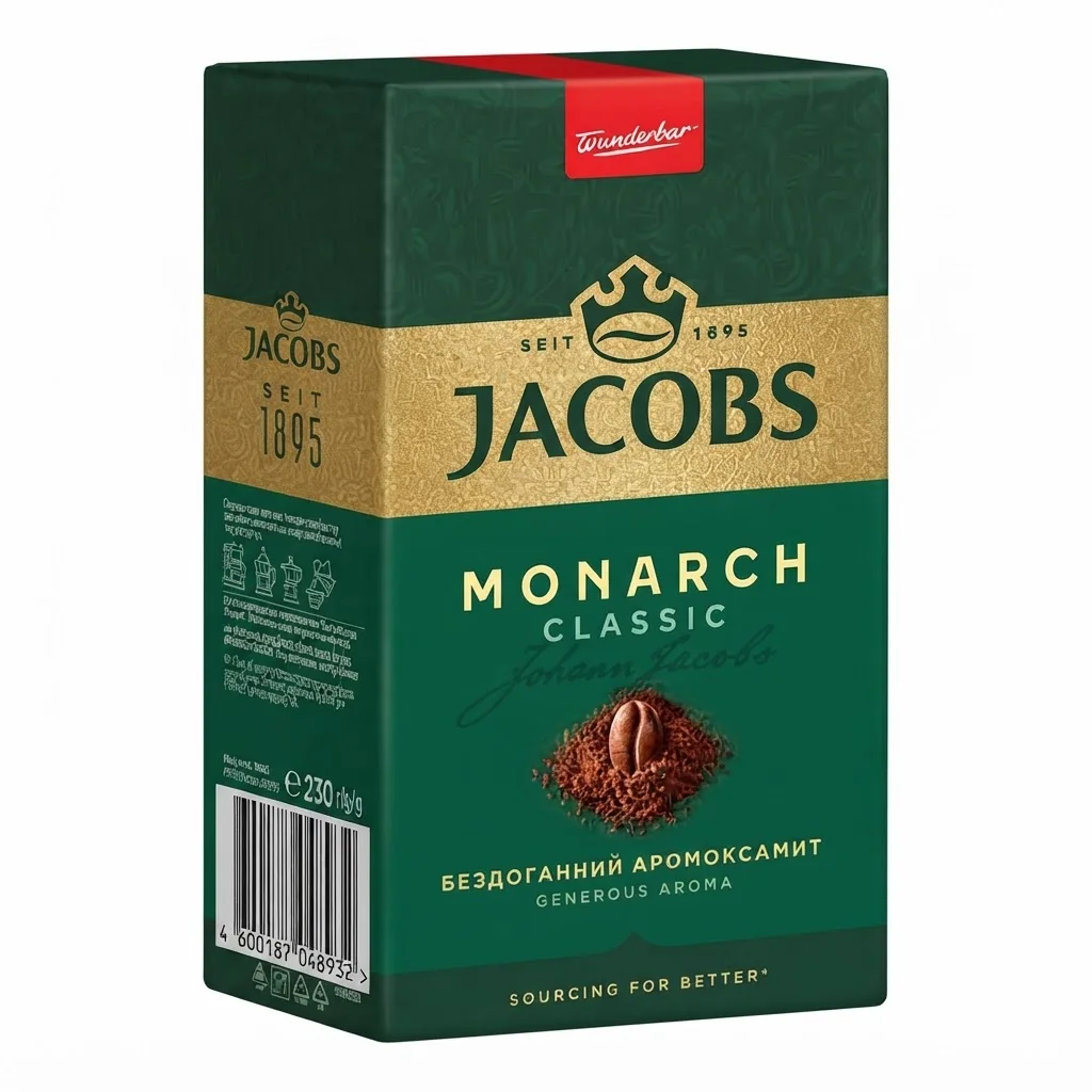 Jacobs Monarch Classic 230 г Мелена / Класік
