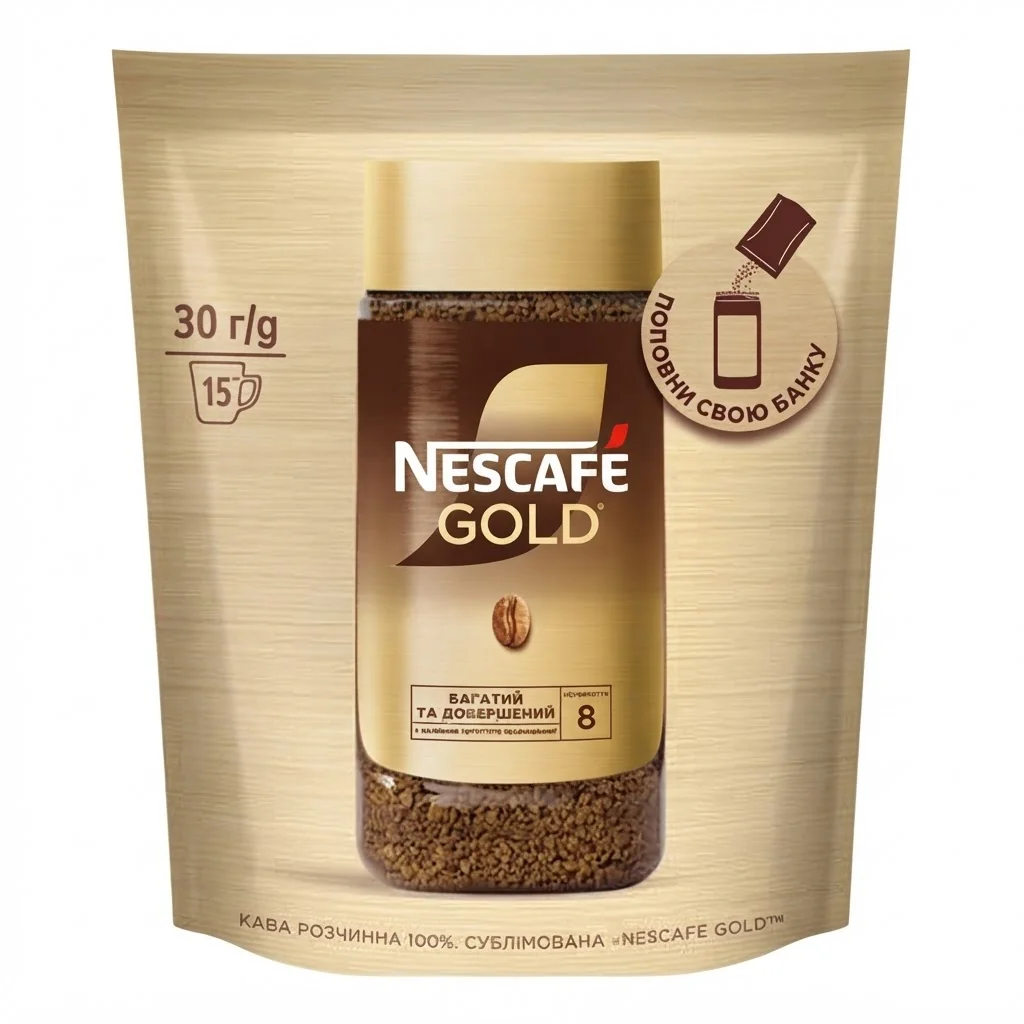 Nescafe Gold 30 г Розчинна / Голд