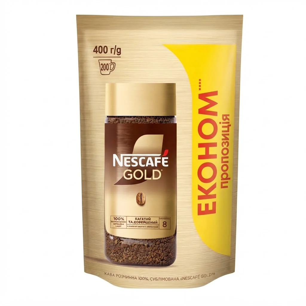 Nescafe Gold 400 г Розчинна / Голд