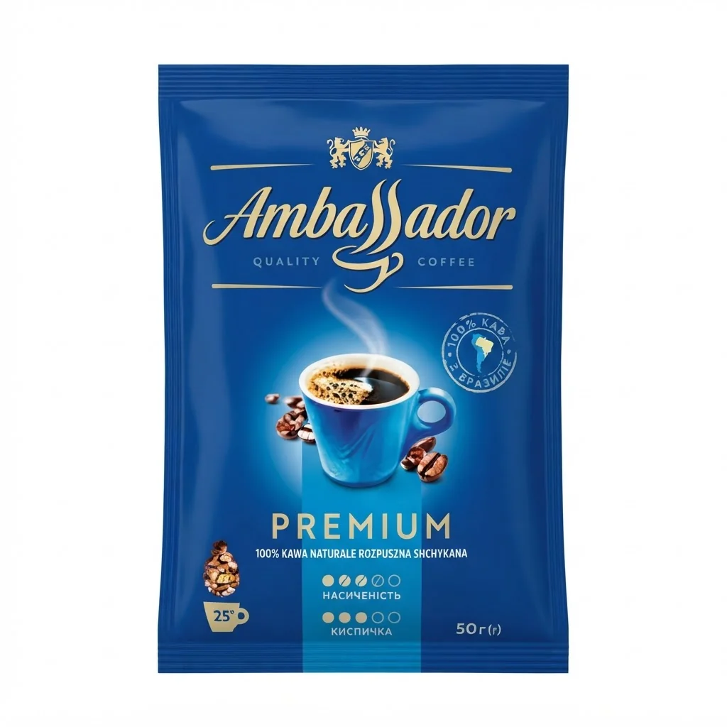 Ambassador Premium 50 г Розчинна / Преміум