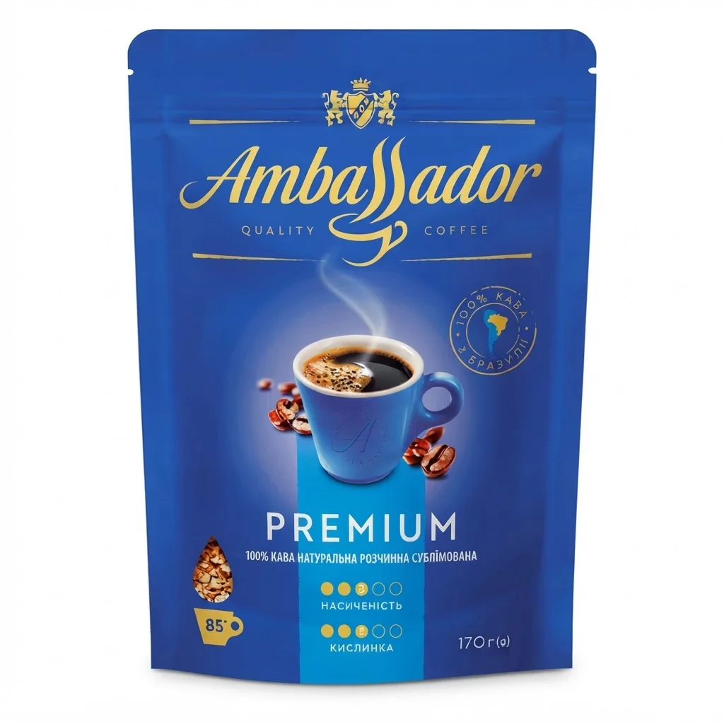 Ambassador Premium 170 г Розчинна / Преміум