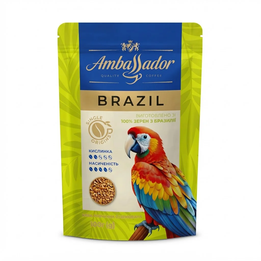 Ambassador Single Origin Brazil 100 г Розчинна / Бразіл