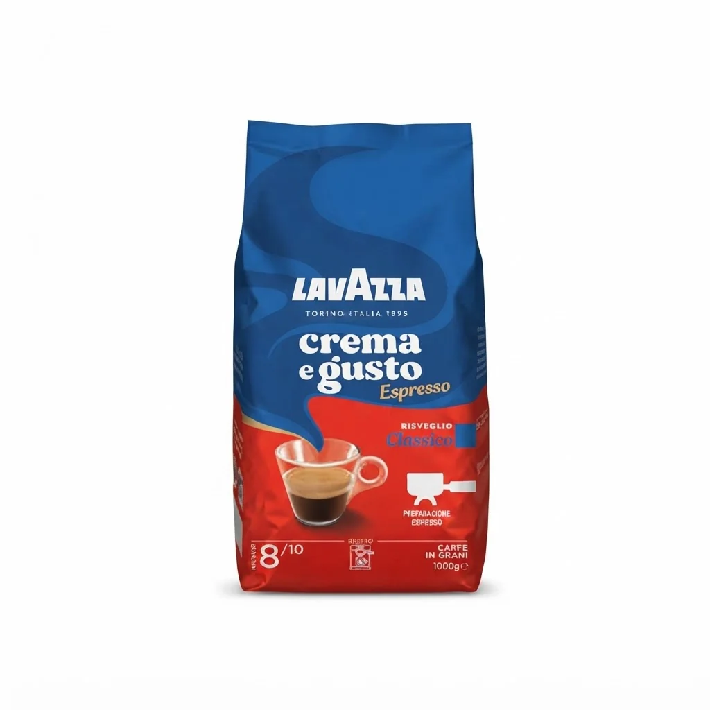 Lavazza Crema e Gusto Classico 1 кг Зернова / Крема Густо