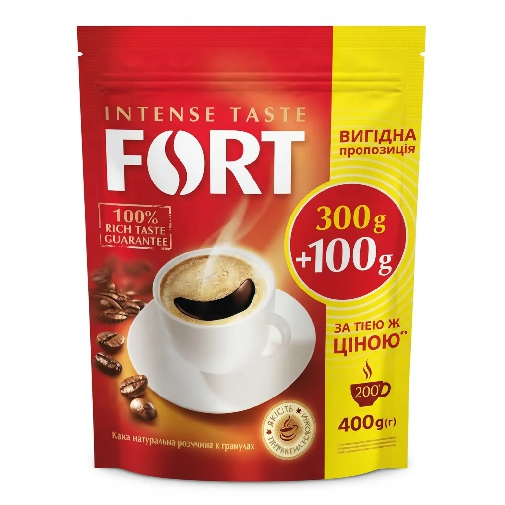 Fort Intense Taste 400 г Розчинна / Форт