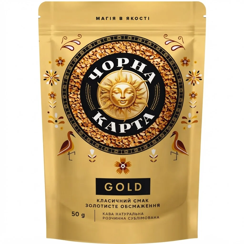 Чорна Карта Gold 50 г Розчинна / Голд