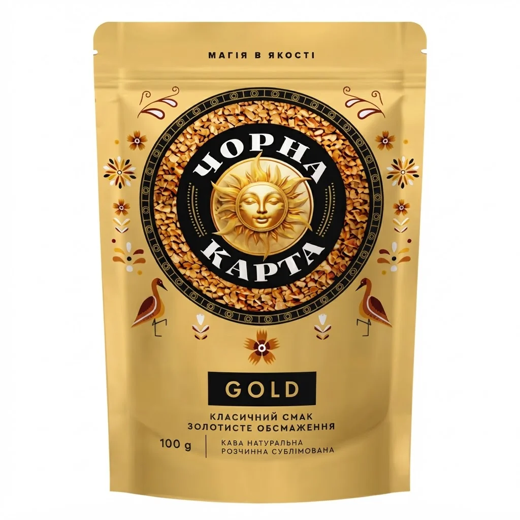Чорна Карта Gold 100 г Розчинна / Голд