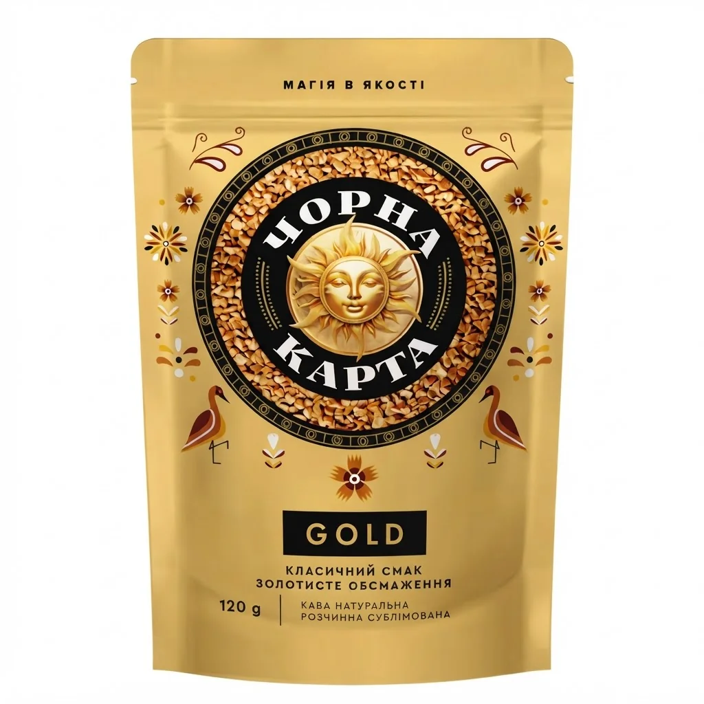 Чорна Карта Gold 120г Розчинна / Голд