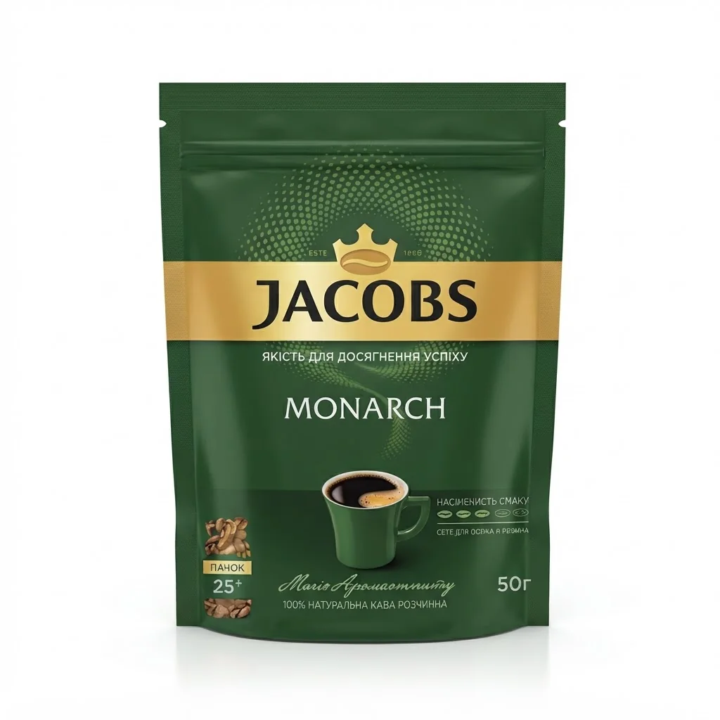 Jacobs Monarch 50 г Розчинна / Монарх