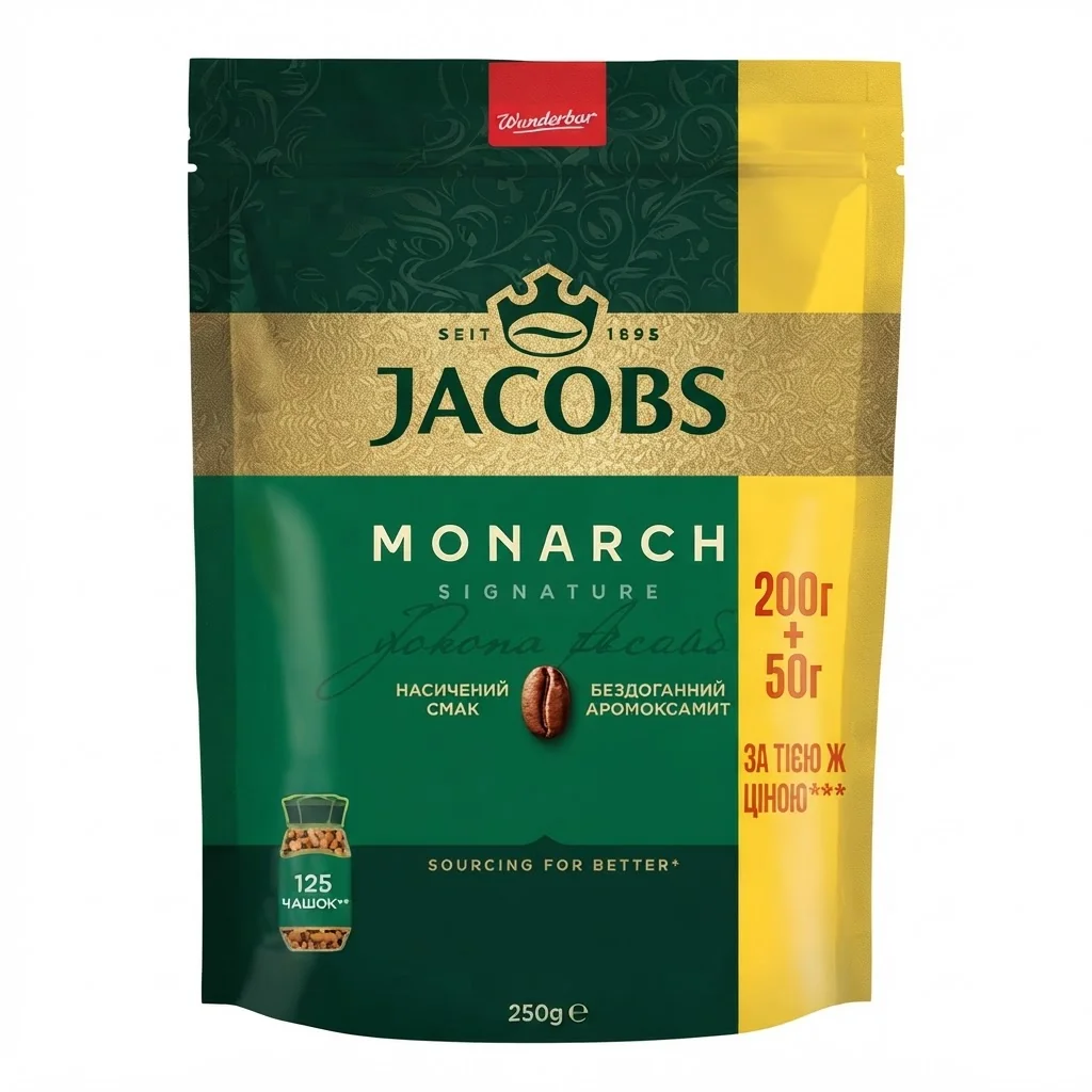 Jacobs Monarch 250 г Розчинна / Монарх