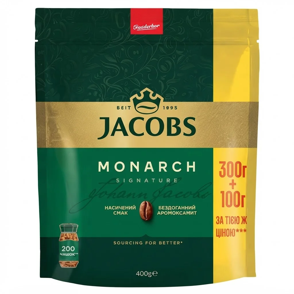 Jacobs Monarch 400 г Розчинна / Монарх