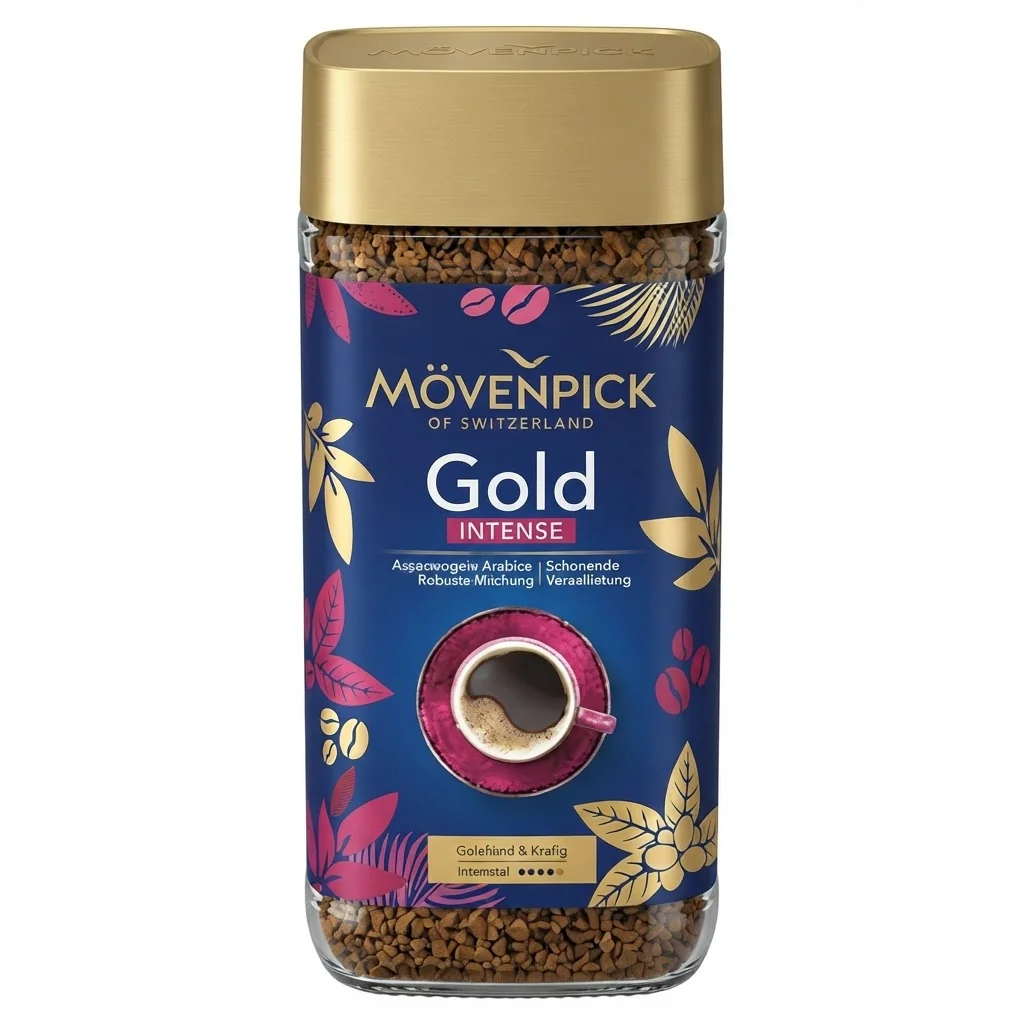 Movenpick Gold Intense 200 г Розчинна / Голд Інтенс