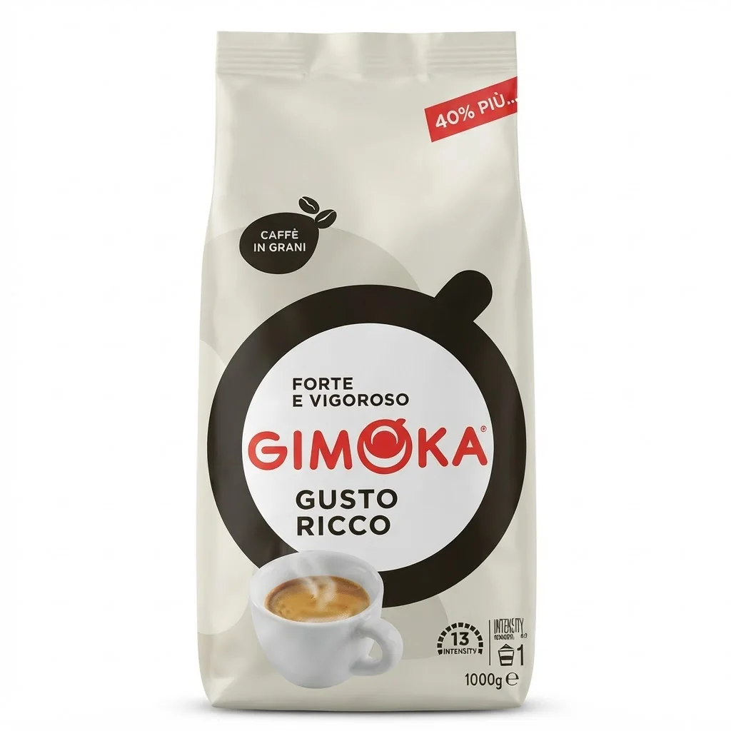 Gimoka Gusto Ricco Bianco 1 кг Зернова / Густо Рікко