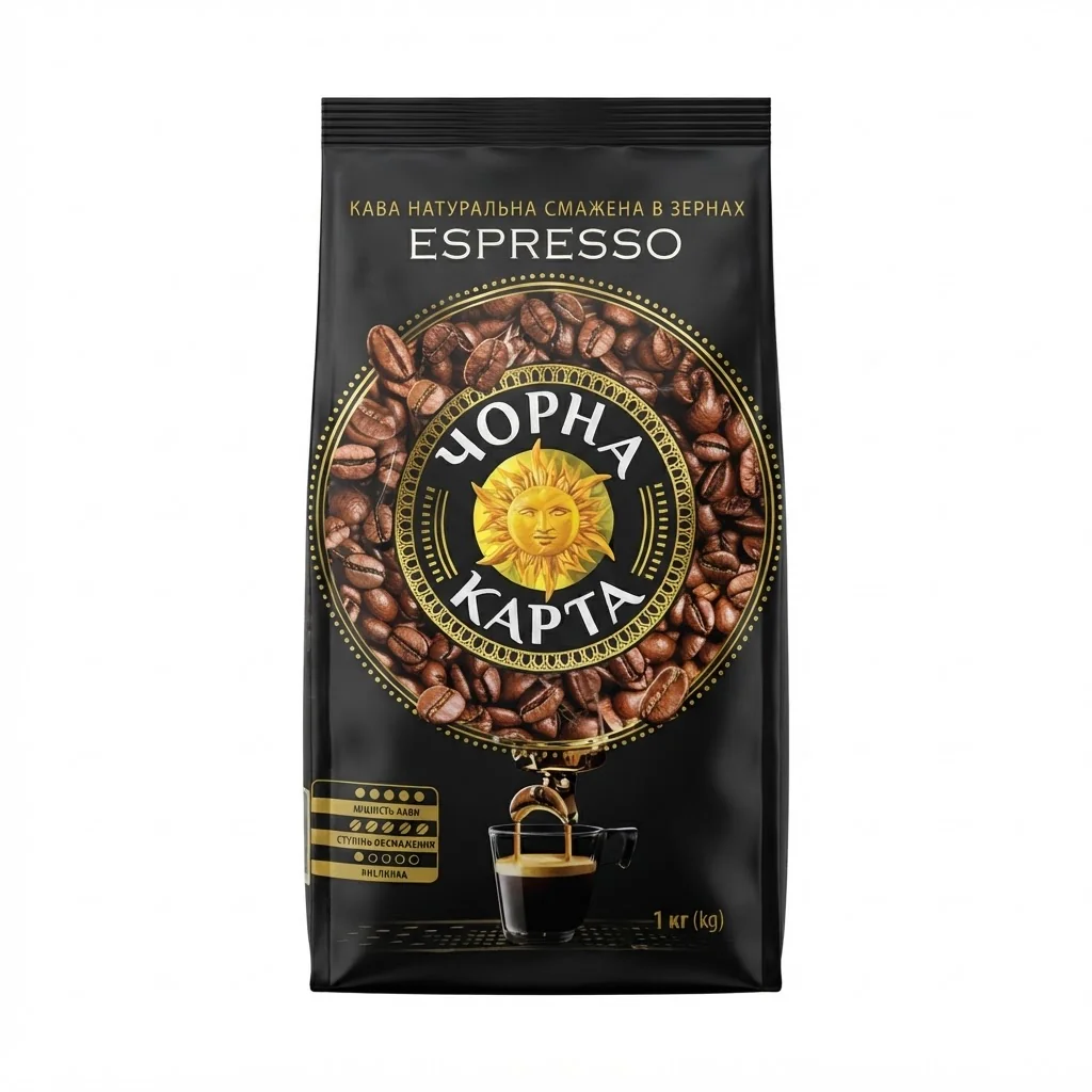 Чорна Карта Espresso 1 кг Зернова / Еспресо