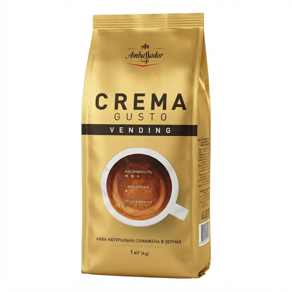 Ambassador Vending Crema Gusto 1 кг Зернова / Крема Густо